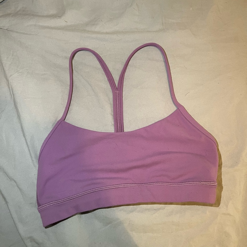 Lululemon Flow Y Bra Nulu Loght support size 6